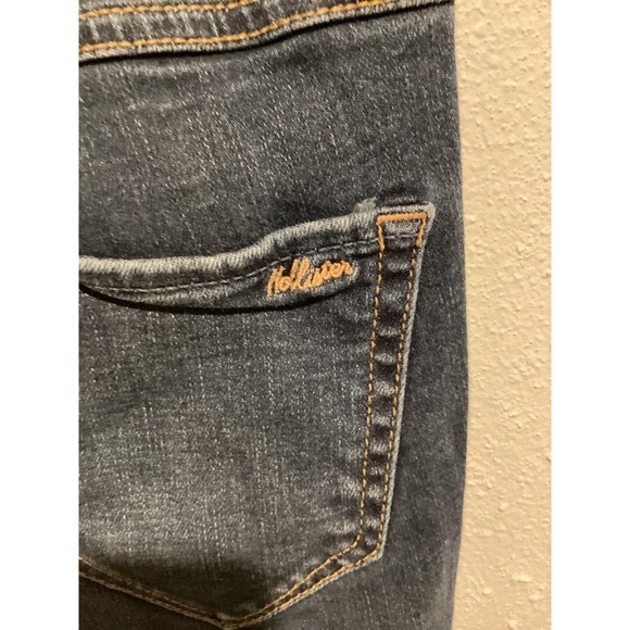 Hollister Ultra High Rise Super Skinny Jeans Dark Wash Women Size 23x30 - Picture 4 of 4